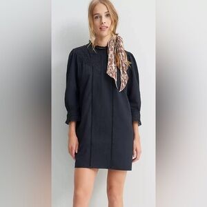 FARM Rio Black Long‎ Sleeve Dress size small